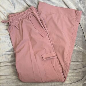 Women's Dusty Pink Cargo Pants